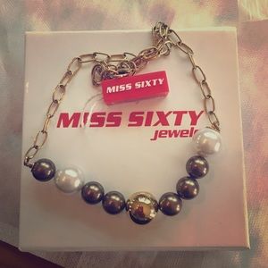 Miss Sixty pearl necklace.